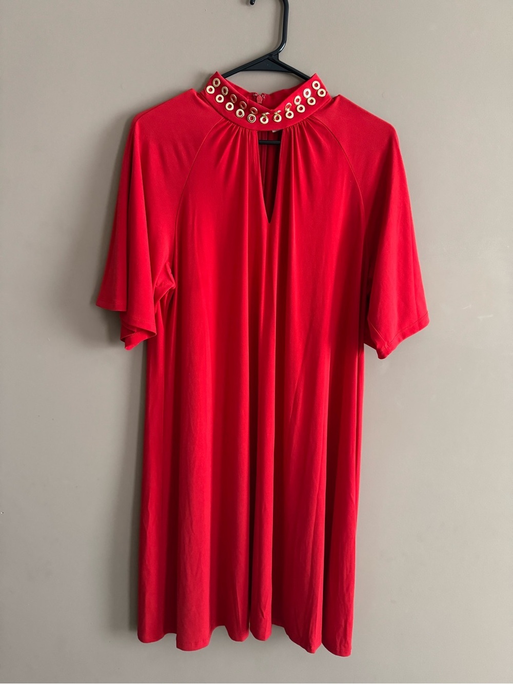 MICHAEL Michael Kors Grommet- Neck Keyhole Dress